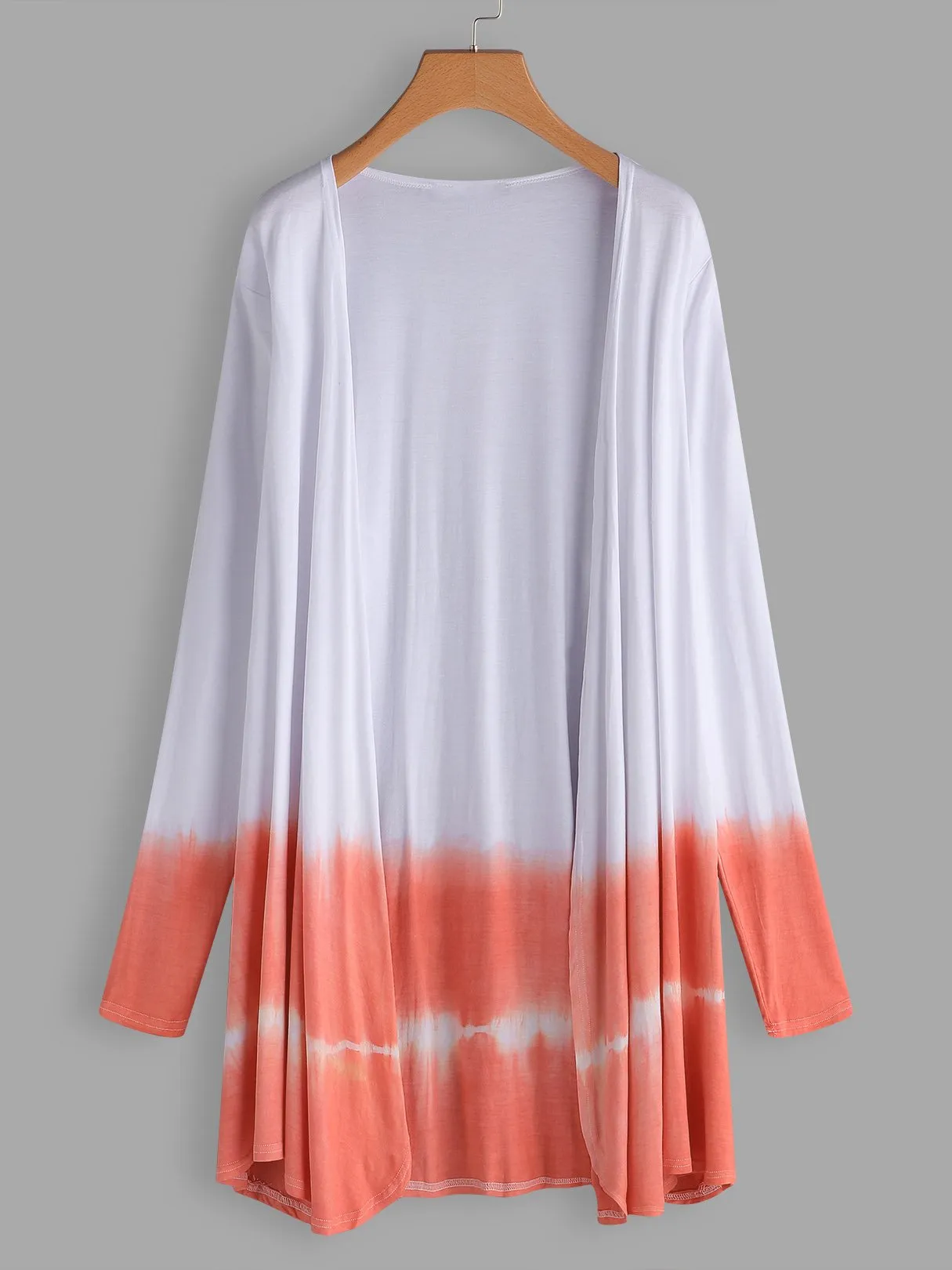 OEM ODM Plain Long Sleeve White Plus Size Coats & Jackets