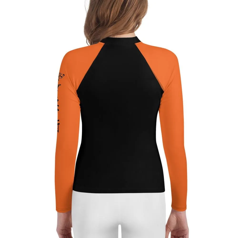 Orange SS Premium Standard ~ Youth Rash Guard