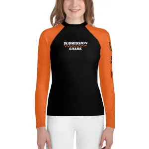 Orange SS Premium Standard ~ Youth Rash Guard