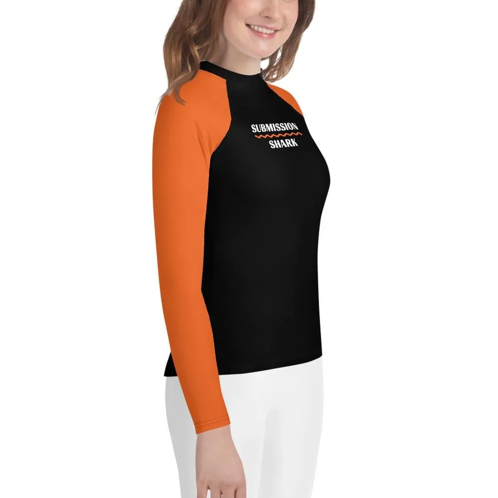 Orange SS Premium Standard ~ Youth Rash Guard