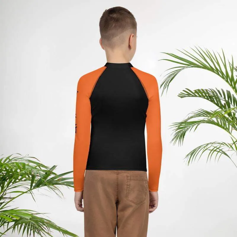 Orange SS Premium Standard ~ Youth Rash Guard