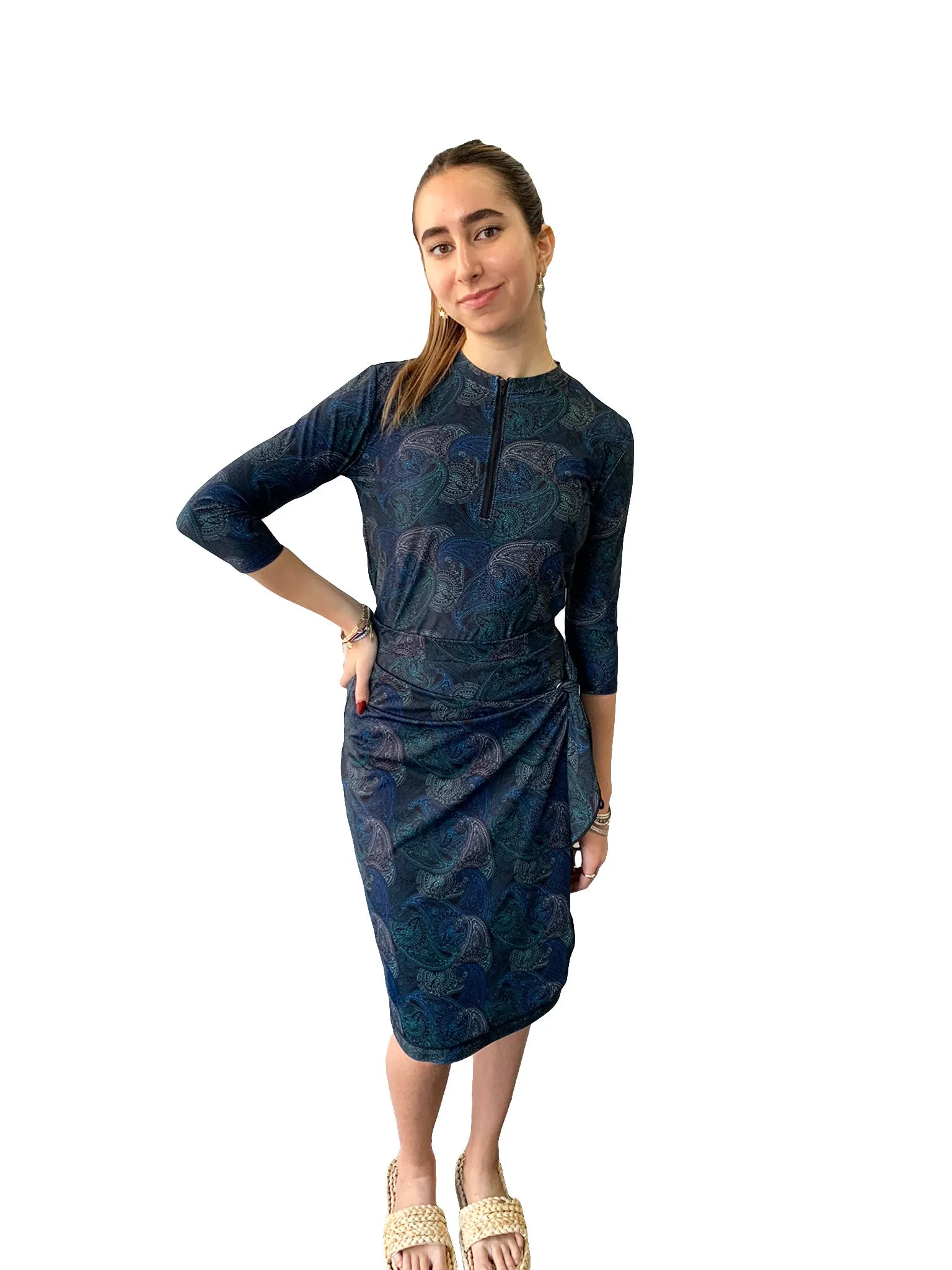 Paisley Sarong Swim Skirt