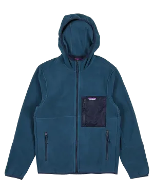 Patagonia Microdini Fleece Hoodie - Tidepool Blue