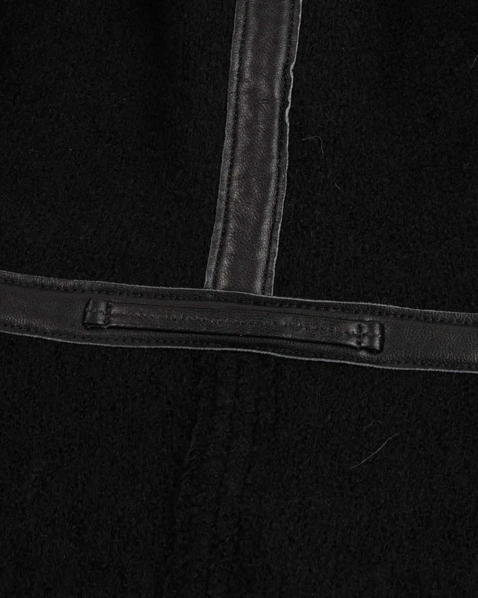 Pilgrimage Hoodie - Black Wool Boucle Knit