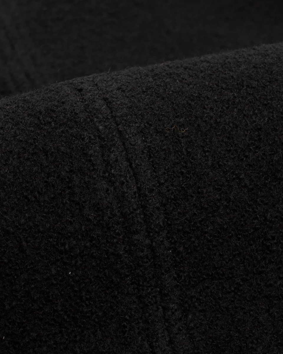 Pilgrimage Hoodie - Black Wool Boucle Knit
