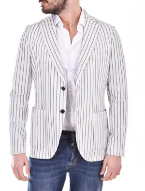 PIN STRIPED JERSEY BLAZER - CIRCOLO