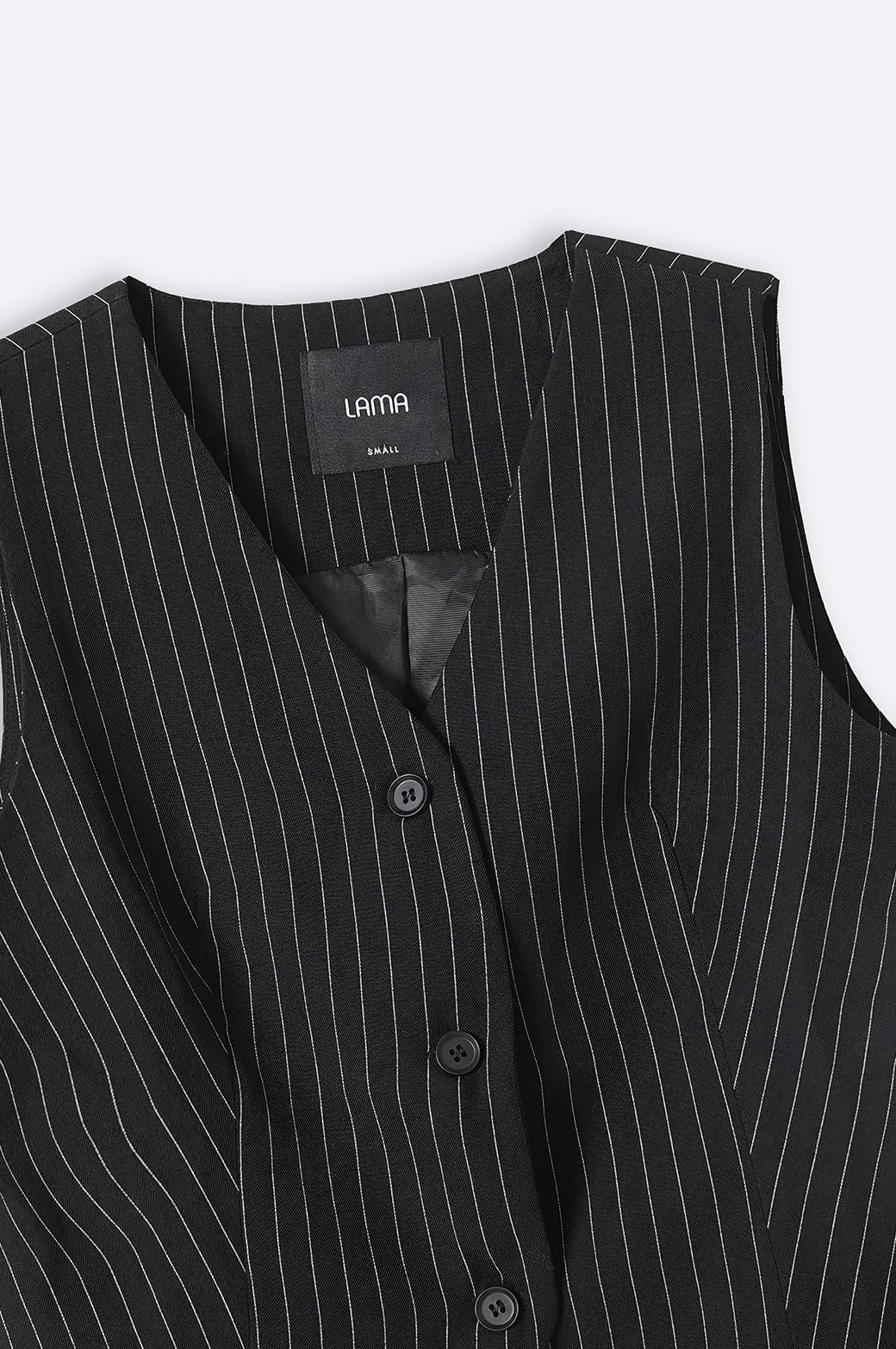 PIN STRIPED VEST