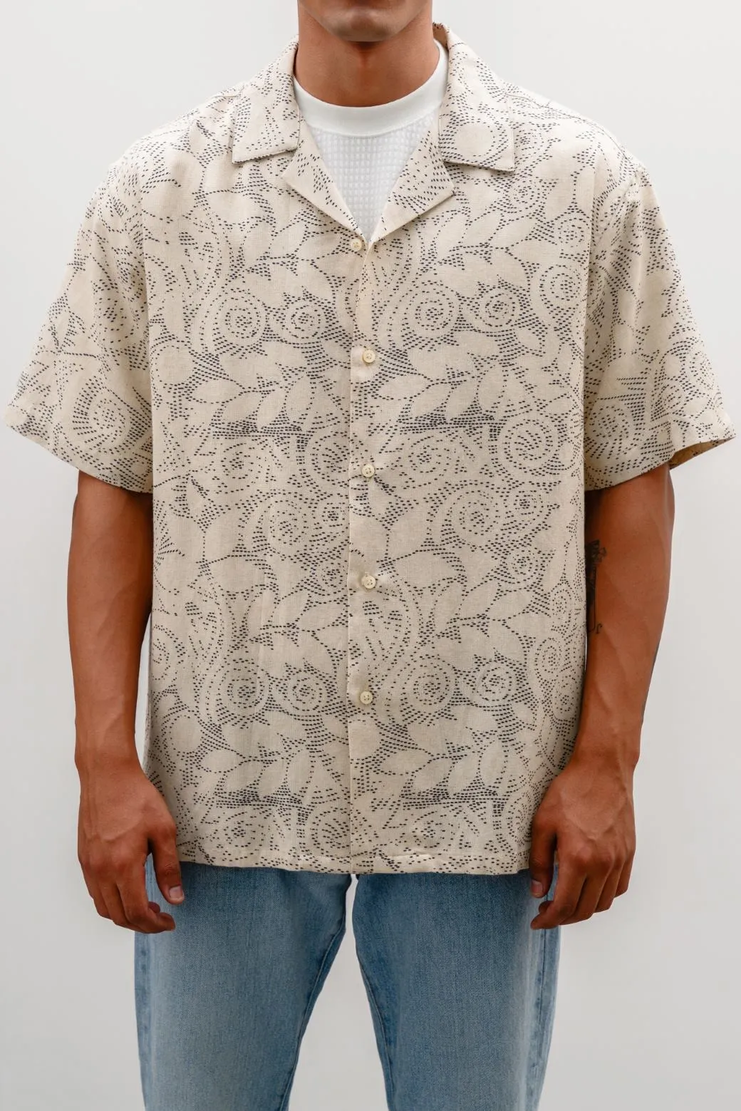 PRINTED LINEN SAFARI