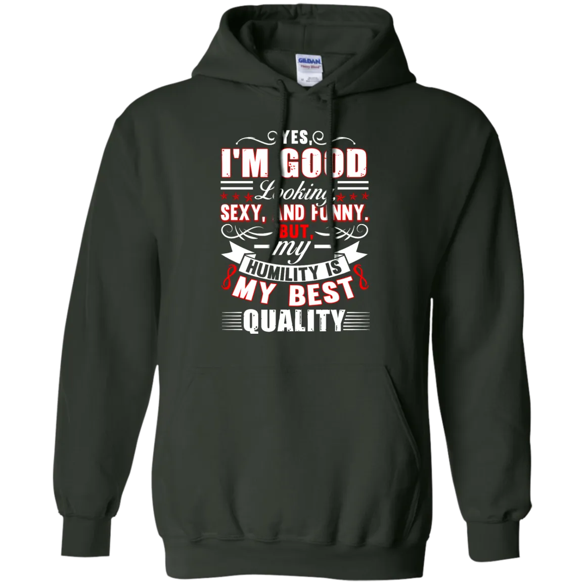 "Humility"  Gildan Pullover Hoodie 8 oz.