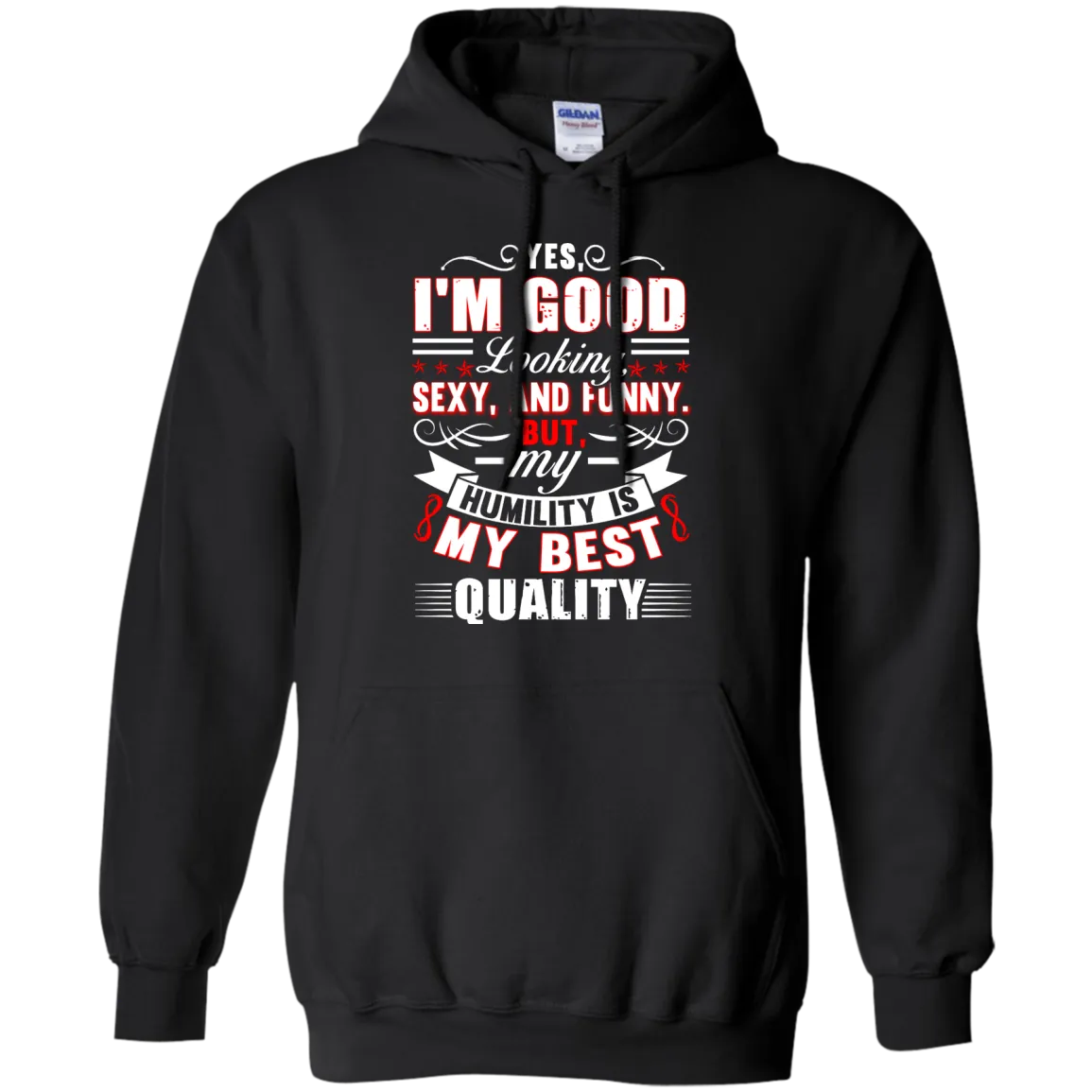 "Humility"  Gildan Pullover Hoodie 8 oz.