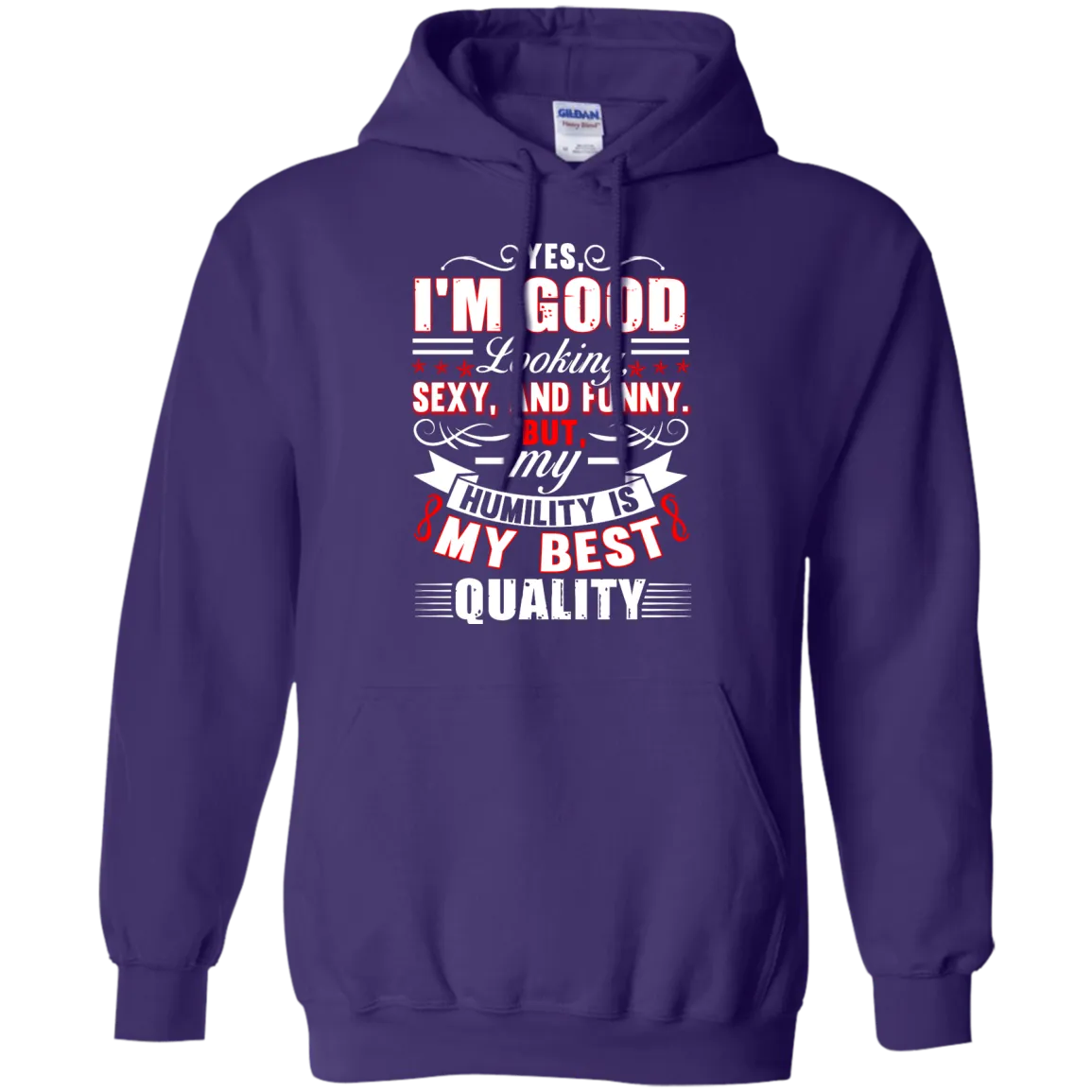"Humility"  Gildan Pullover Hoodie 8 oz.