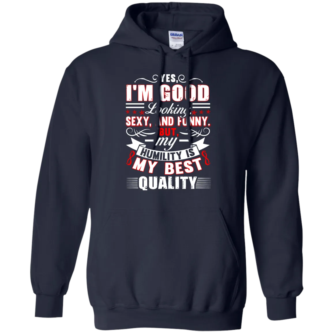 "Humility"  Gildan Pullover Hoodie 8 oz.