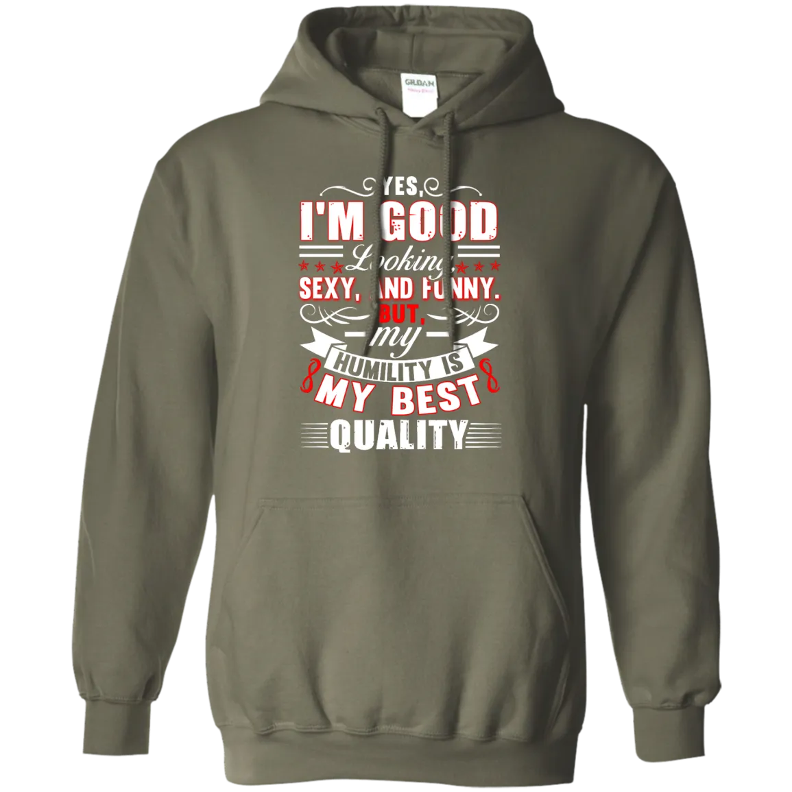 "Humility"  Gildan Pullover Hoodie 8 oz.