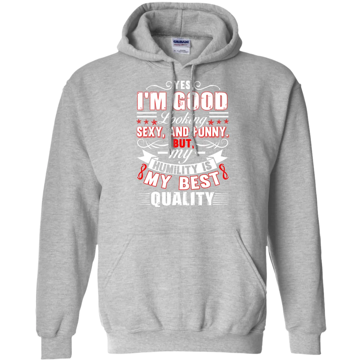"Humility"  Gildan Pullover Hoodie 8 oz.