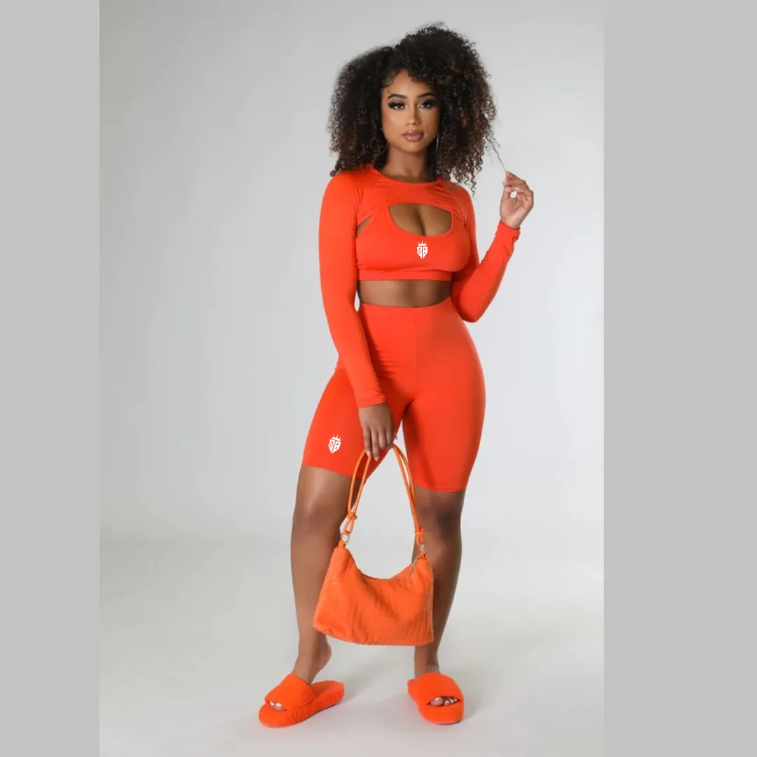"Weekend Vibes" Biker Short Set