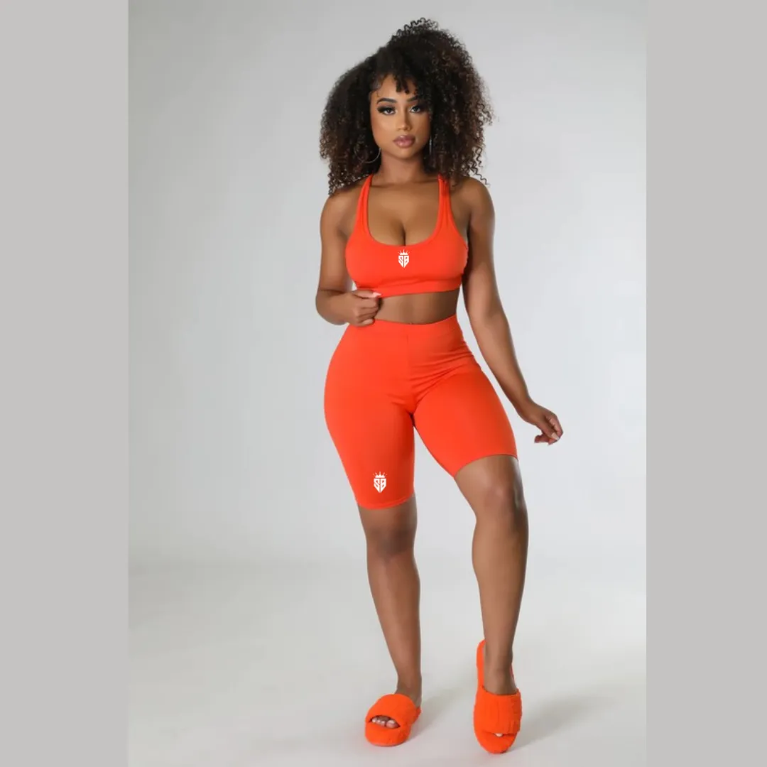 "Weekend Vibes" Biker Short Set