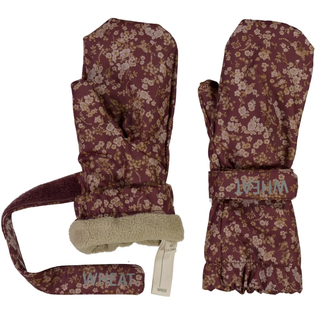 Rain Mittens Rily - fig flowers