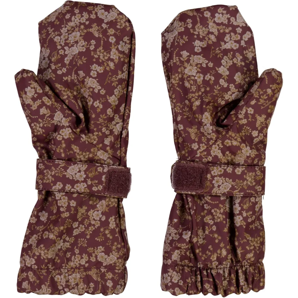 Rain Mittens Rily - fig flowers