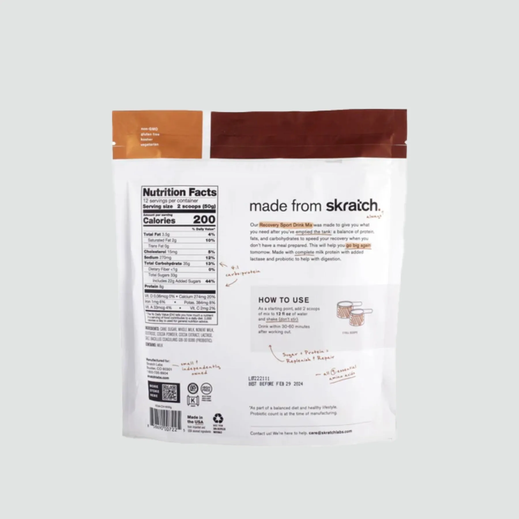 Recovery Sport Drink Mix - Chocolate