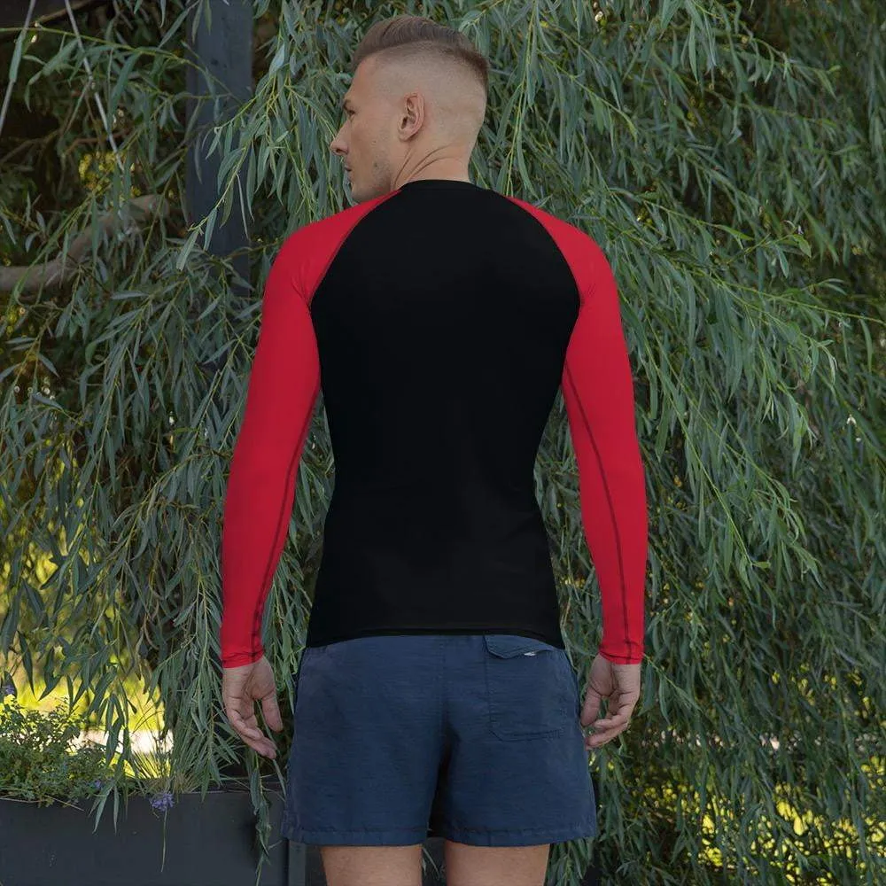 Red SS Premium Standard ~ Men's BJJ Rash Guard