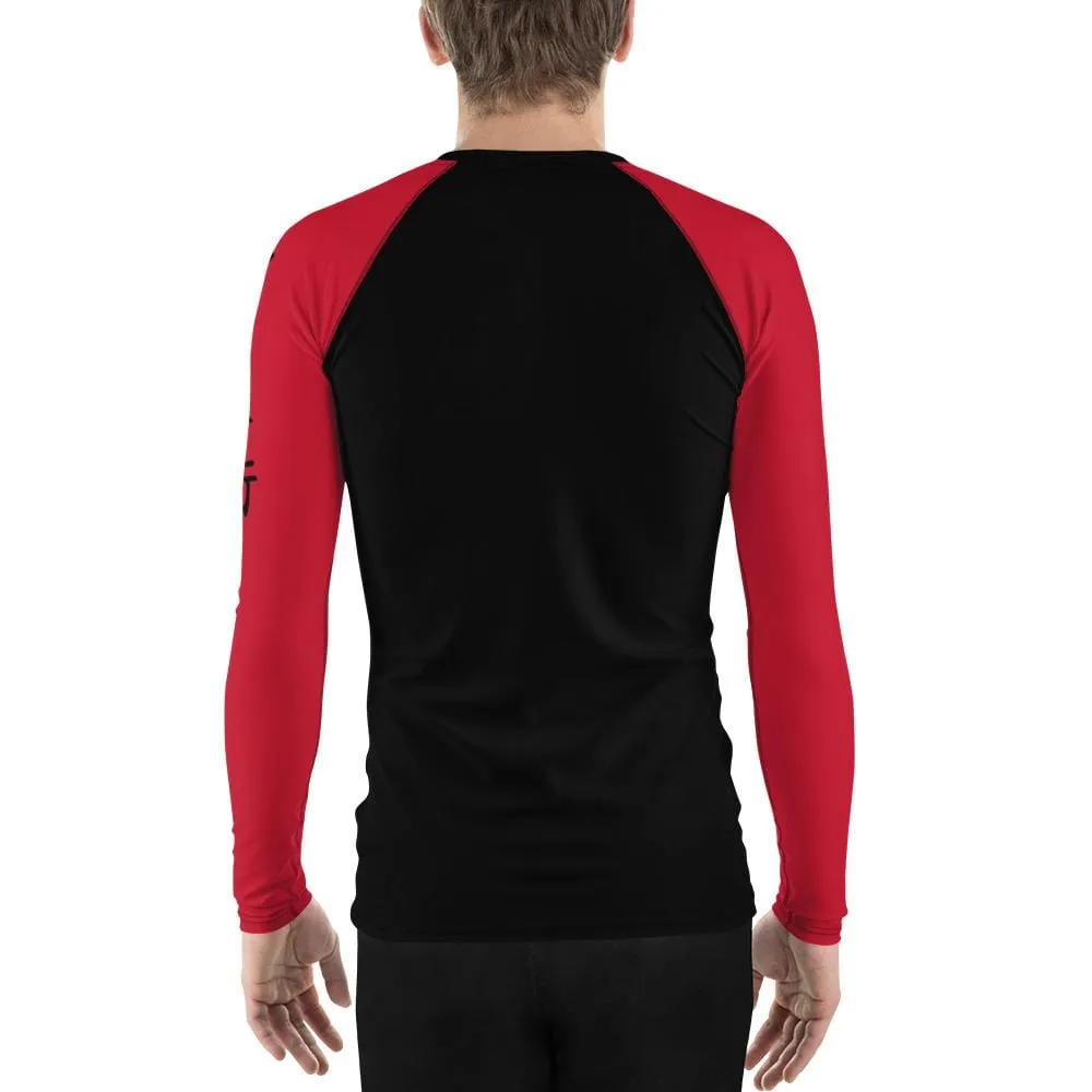 Red SS Premium Standard ~ Men's BJJ Rash Guard