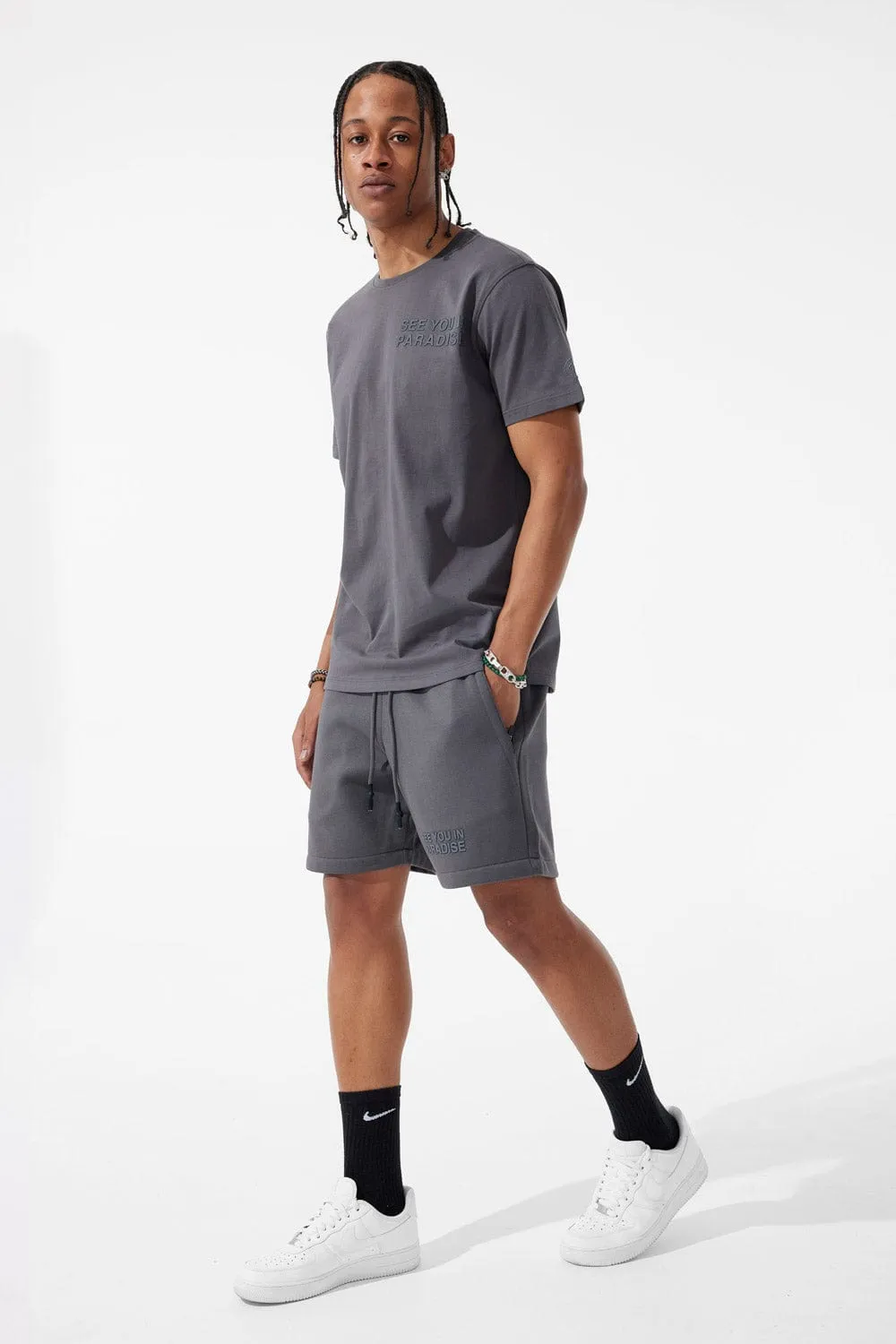 Retro - Paradise Tonal Shorts (Charcoal)