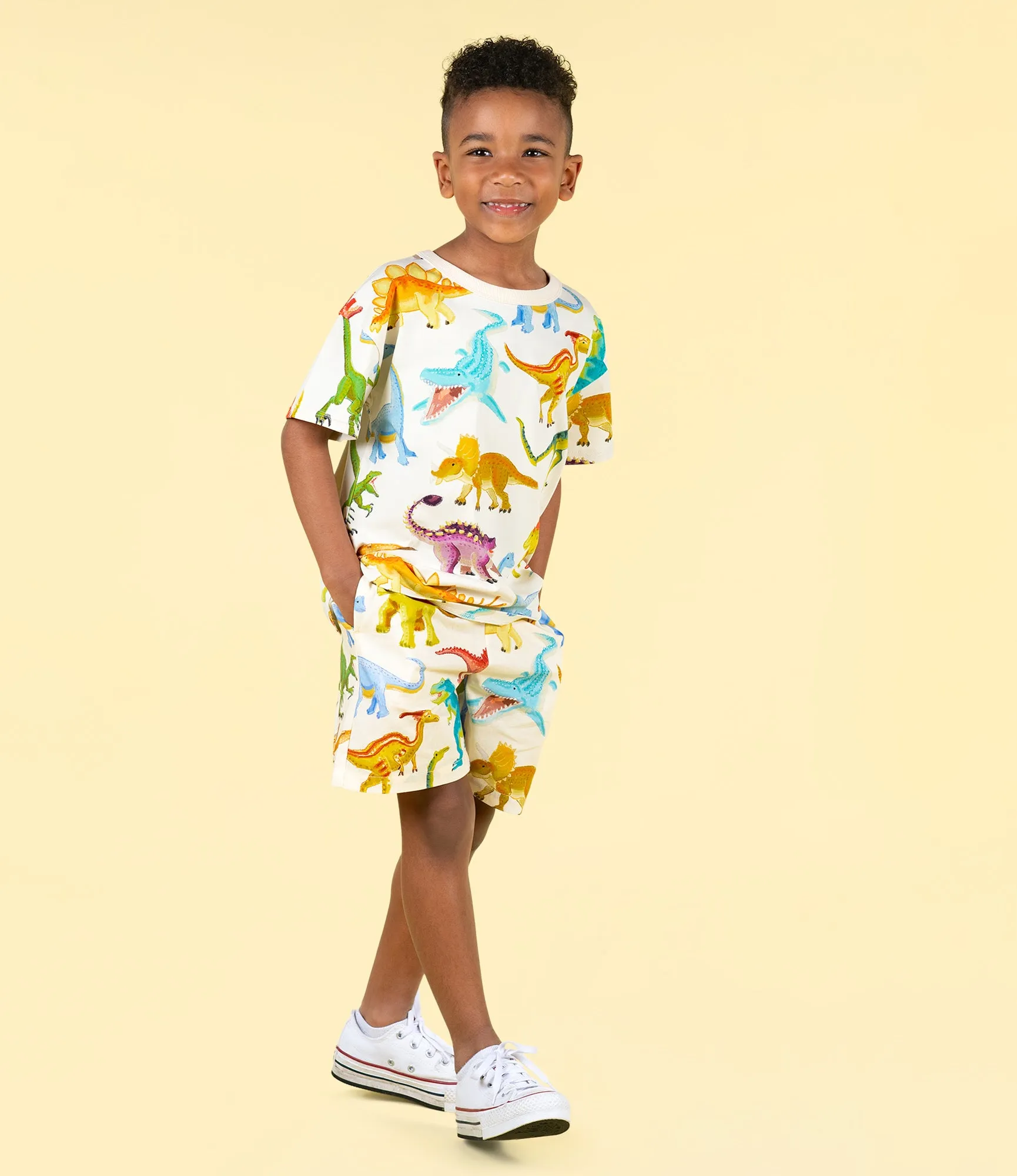 ROCK YOUR BABY - DINOS GALORE SHORTS