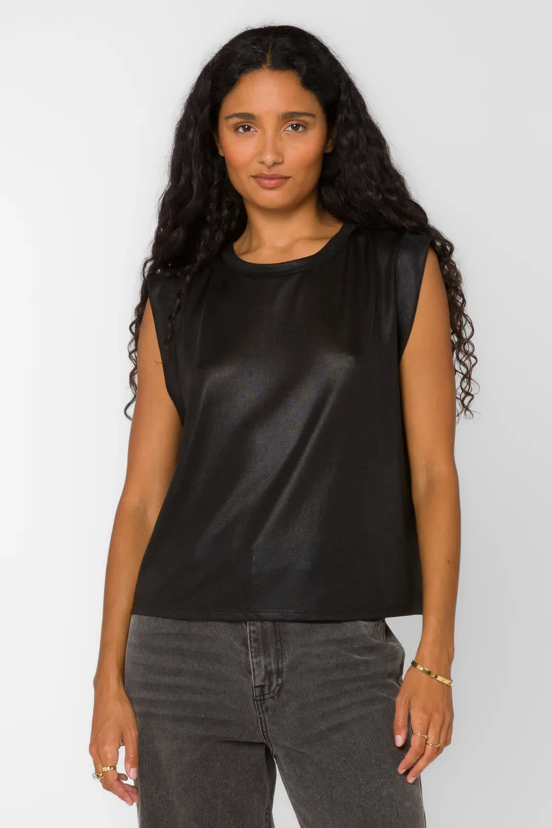 ROSSIN METALLIC TOP