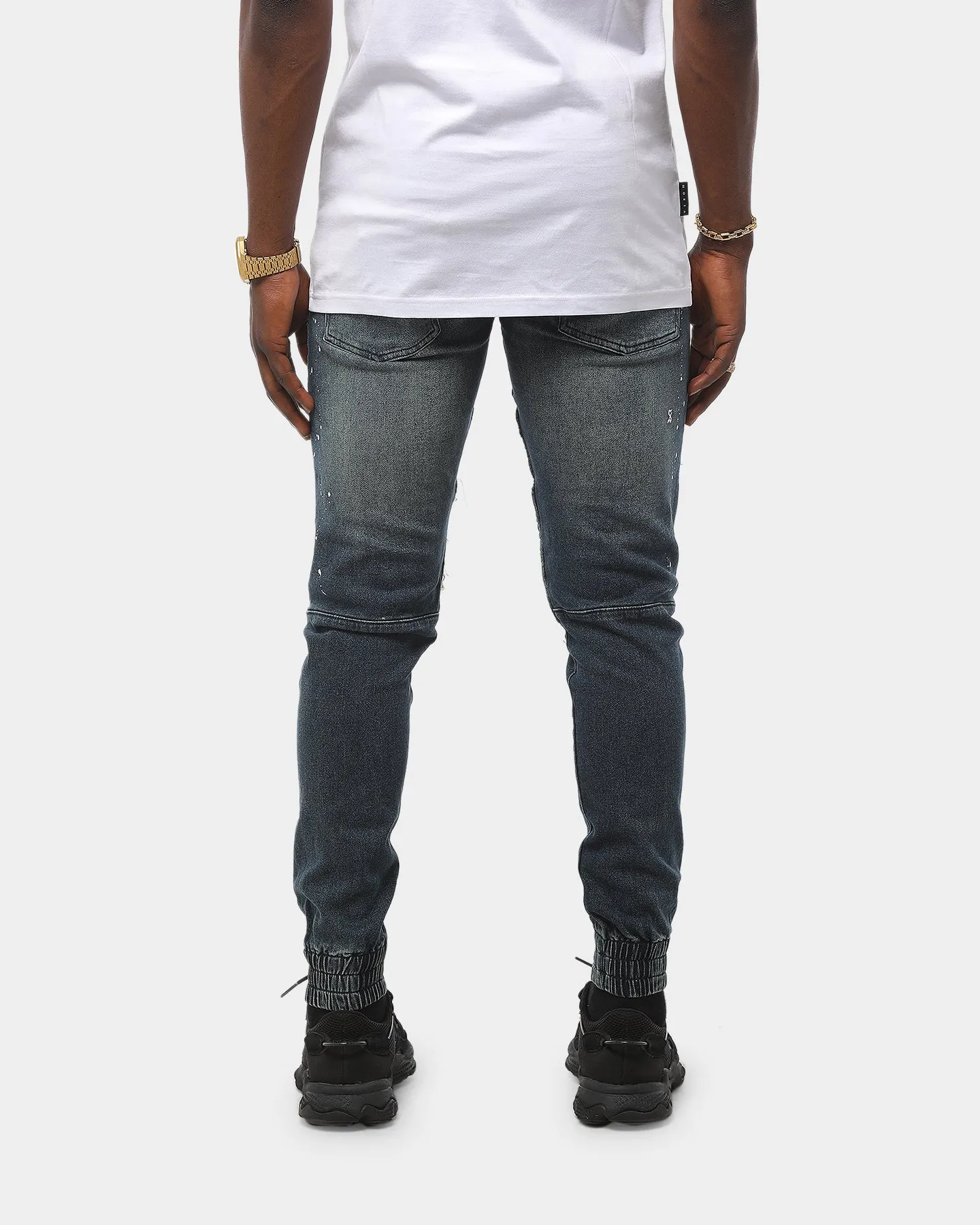 Saint Morta Artisan Biker Jean Superwash Blue