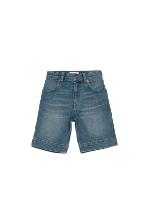 SALLY Light Dirty Blue - Large Bermuda Shorts