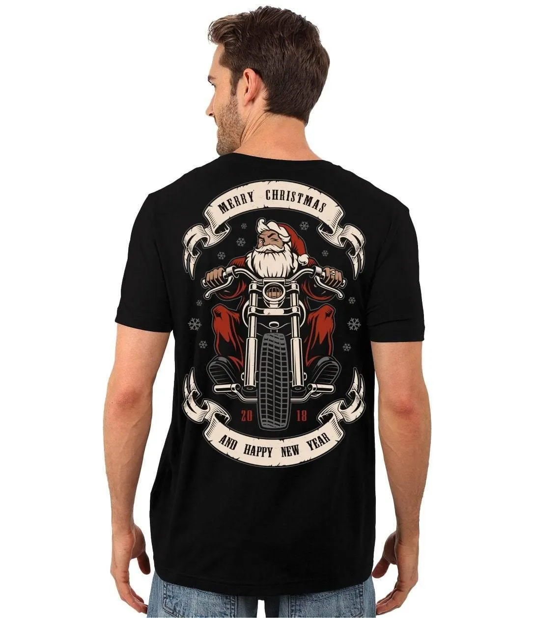 Santa Biker T Shirt 2018 & Hoodies