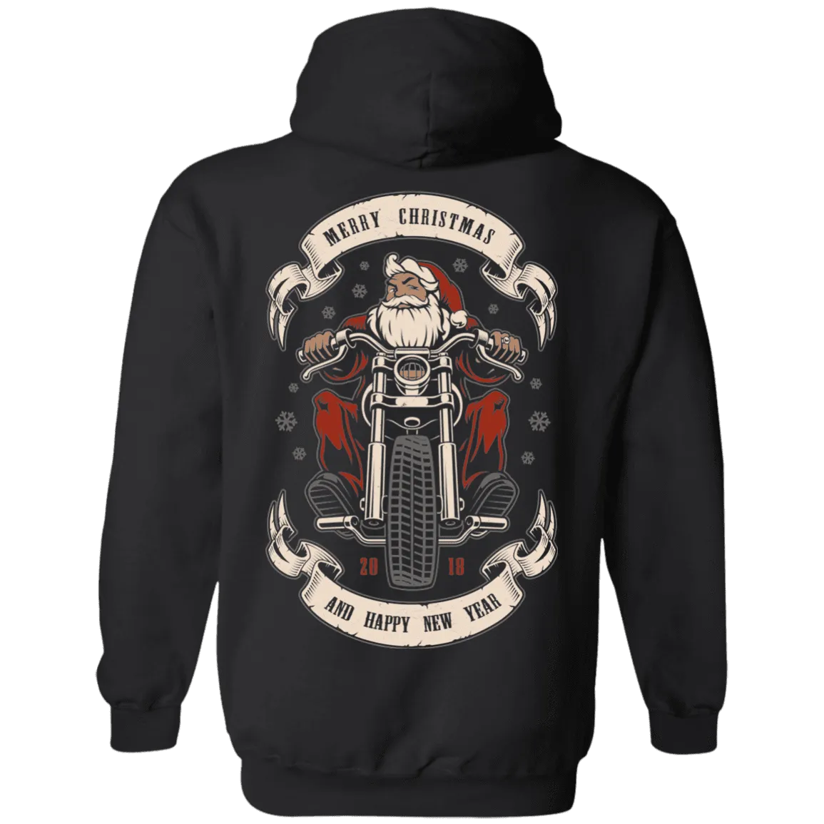 Santa Biker T Shirt 2018 & Hoodies
