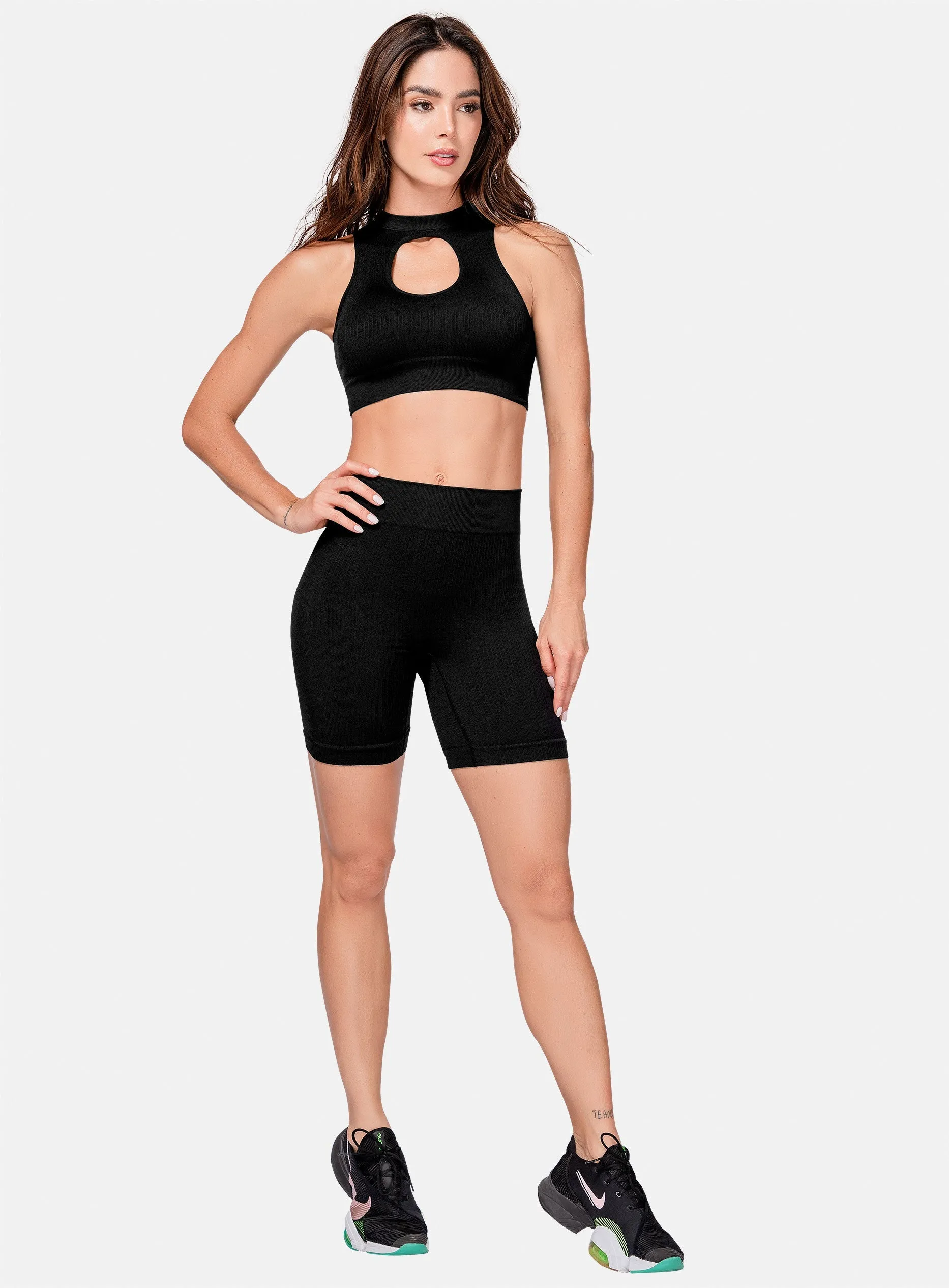 SEAMLESS BIKER SHORTS ONE SIZE REF:104683