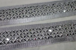 Silver Fancy Mirror Trim