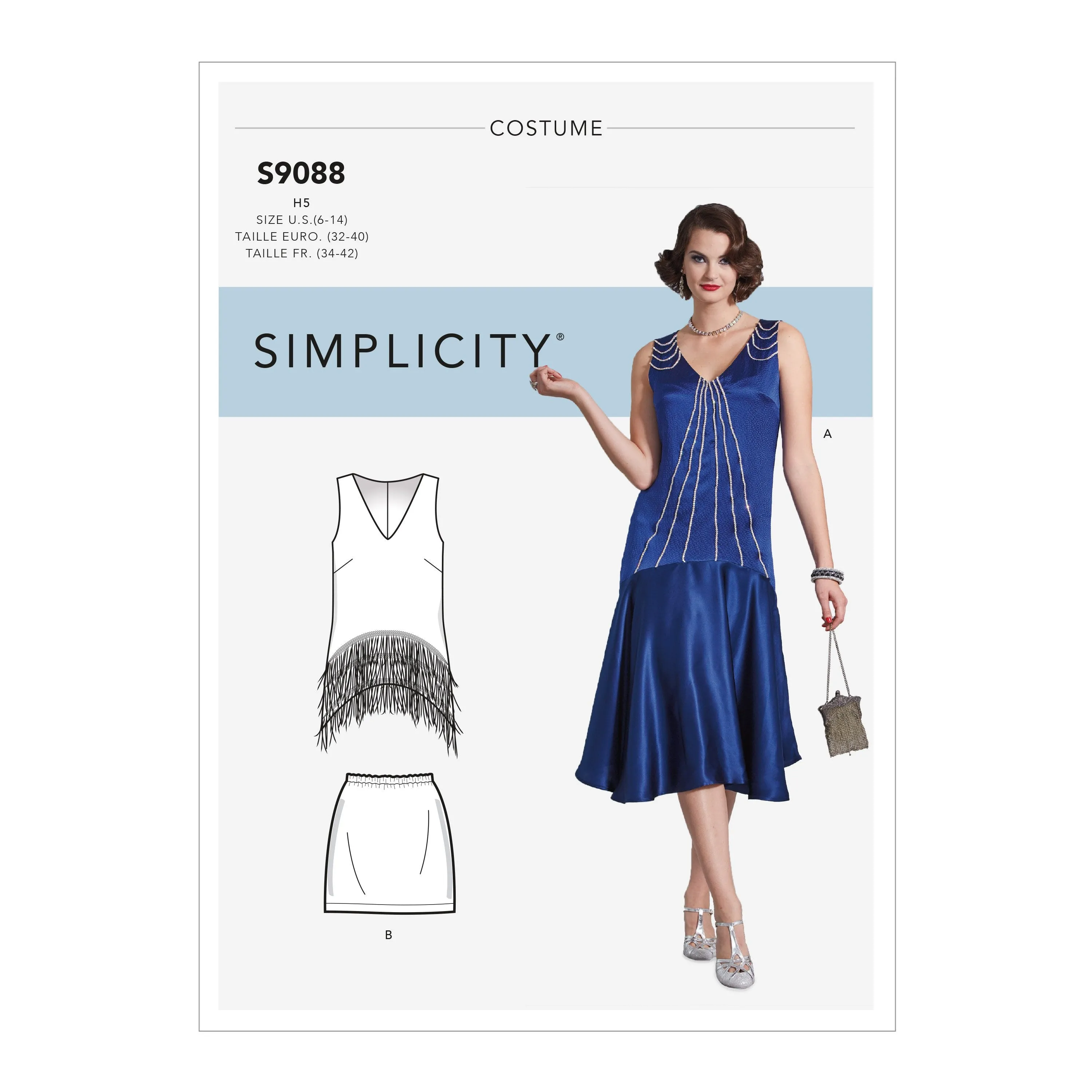 Simplicity Sewing Pattern S9088 Flapper Costumes