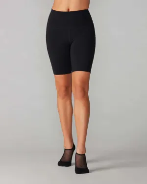 Stash & Dash Biker Shorts - Ebony