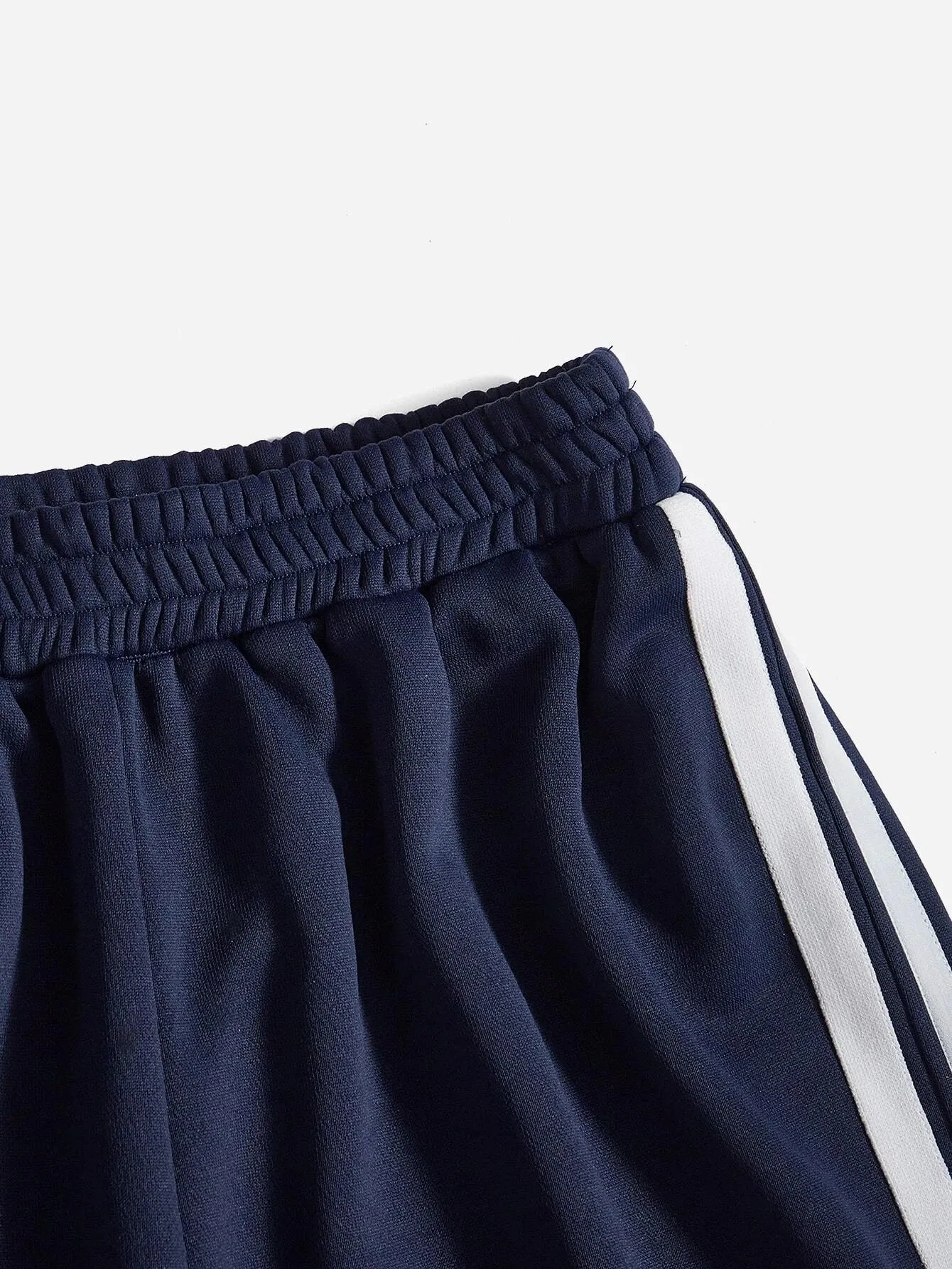 Striped Jacket And Flap Pocket Cargo Pants
