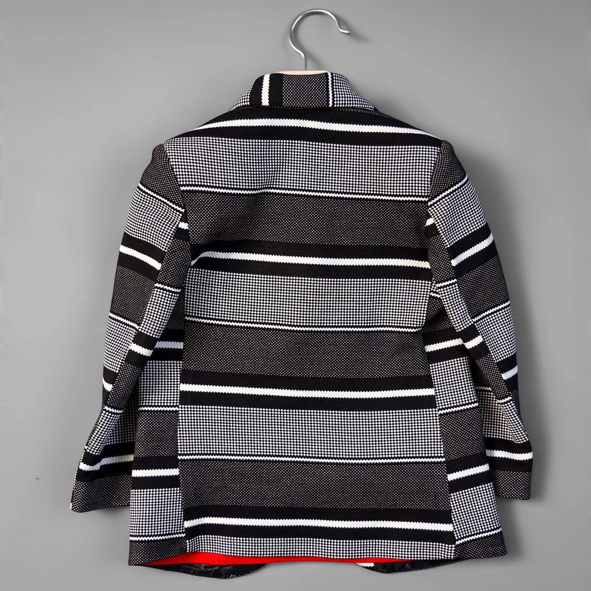 Striped Party Wear Blazer For Boys