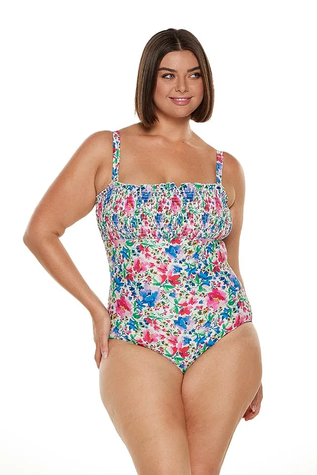 Summer Fields Shirred One Piece