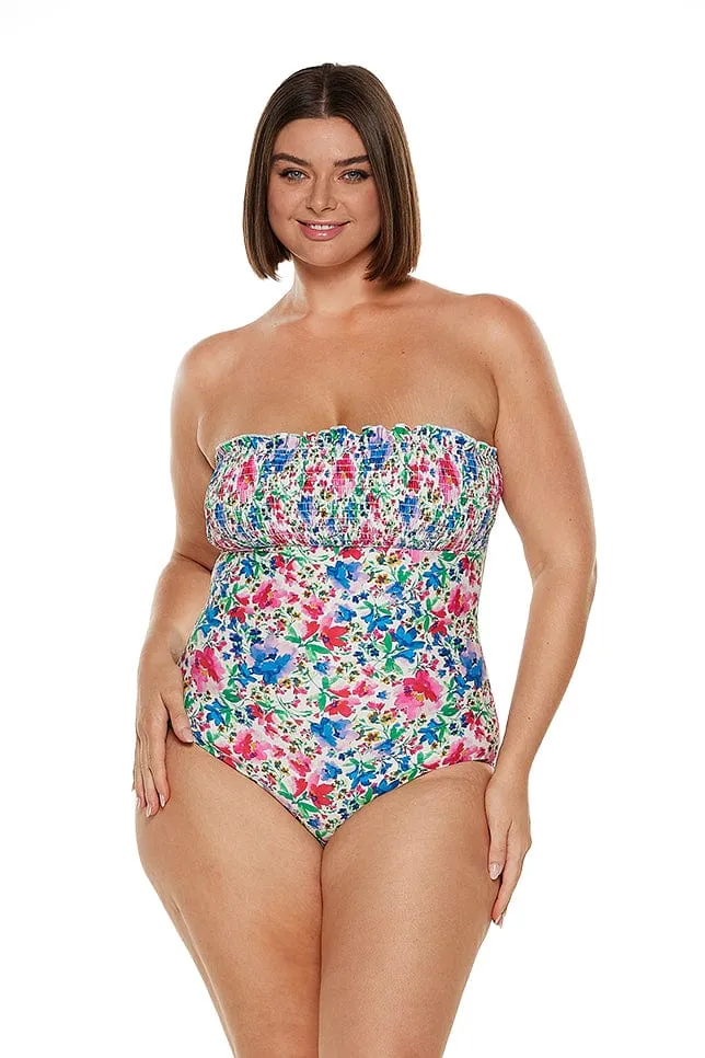 Summer Fields Shirred One Piece