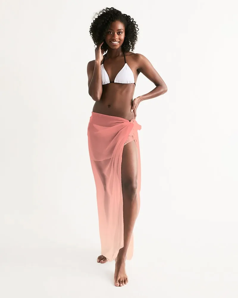 Sunset Peach Ombre Swimsuit Cover-up