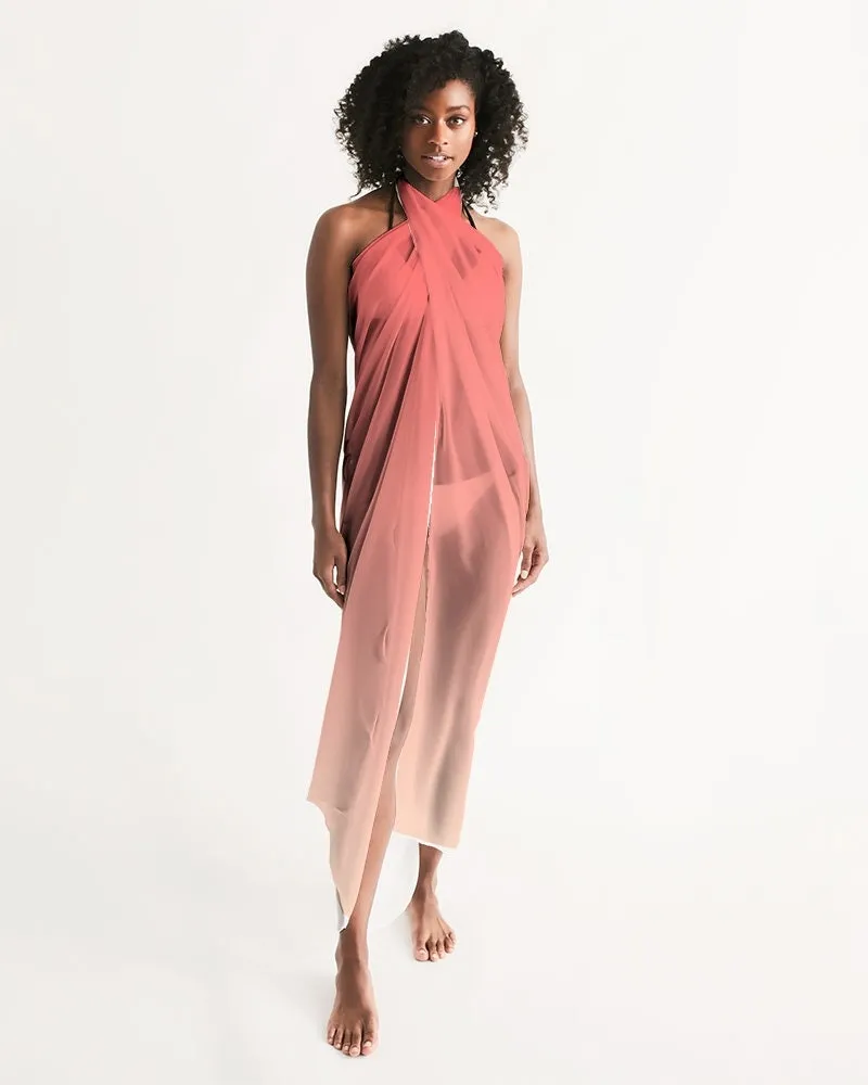 Sunset Peach Ombre Swimsuit Cover-up