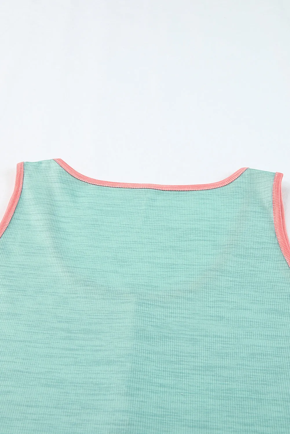 Sunset Safari Leopard Summer Sleeveless Top
