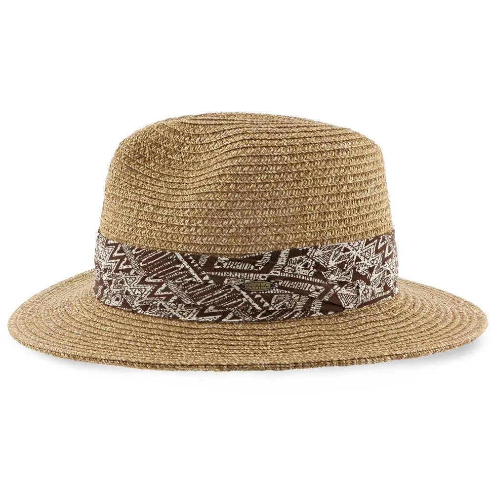 Surfzone - Scala Tan Toyo Straw Blend Fedora Hat