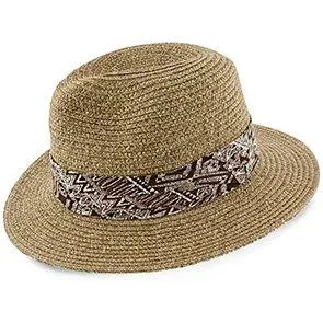 Surfzone - Scala Tan Toyo Straw Blend Fedora Hat