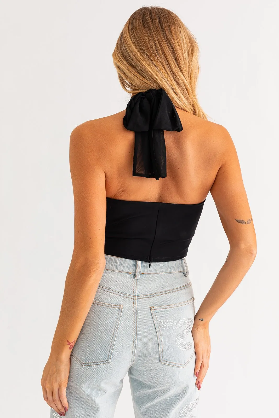 Tell All Halter Corset