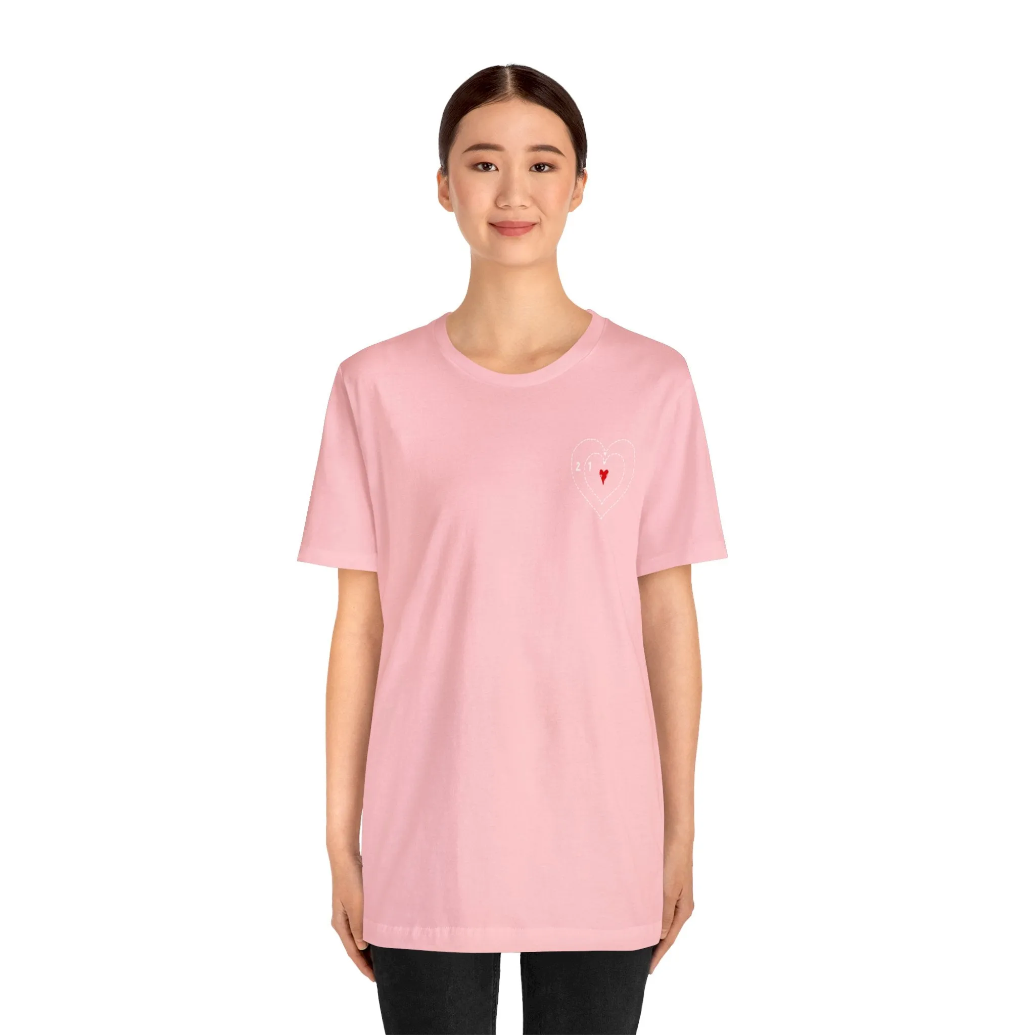 The Grinch Heart Growing Corner Detail Unisex Jersey Short Sleeve Tee