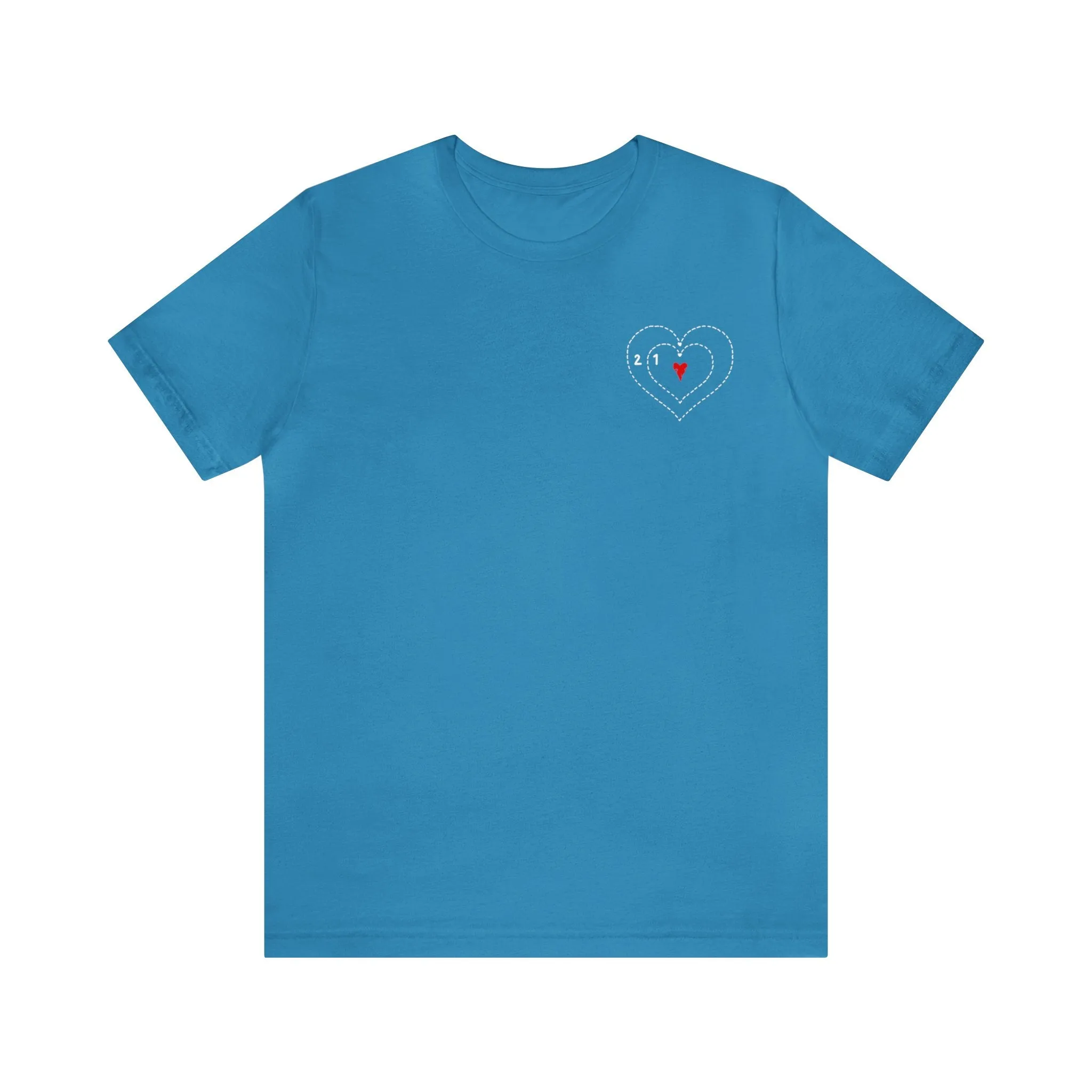 The Grinch Heart Growing Corner Detail Unisex Jersey Short Sleeve Tee