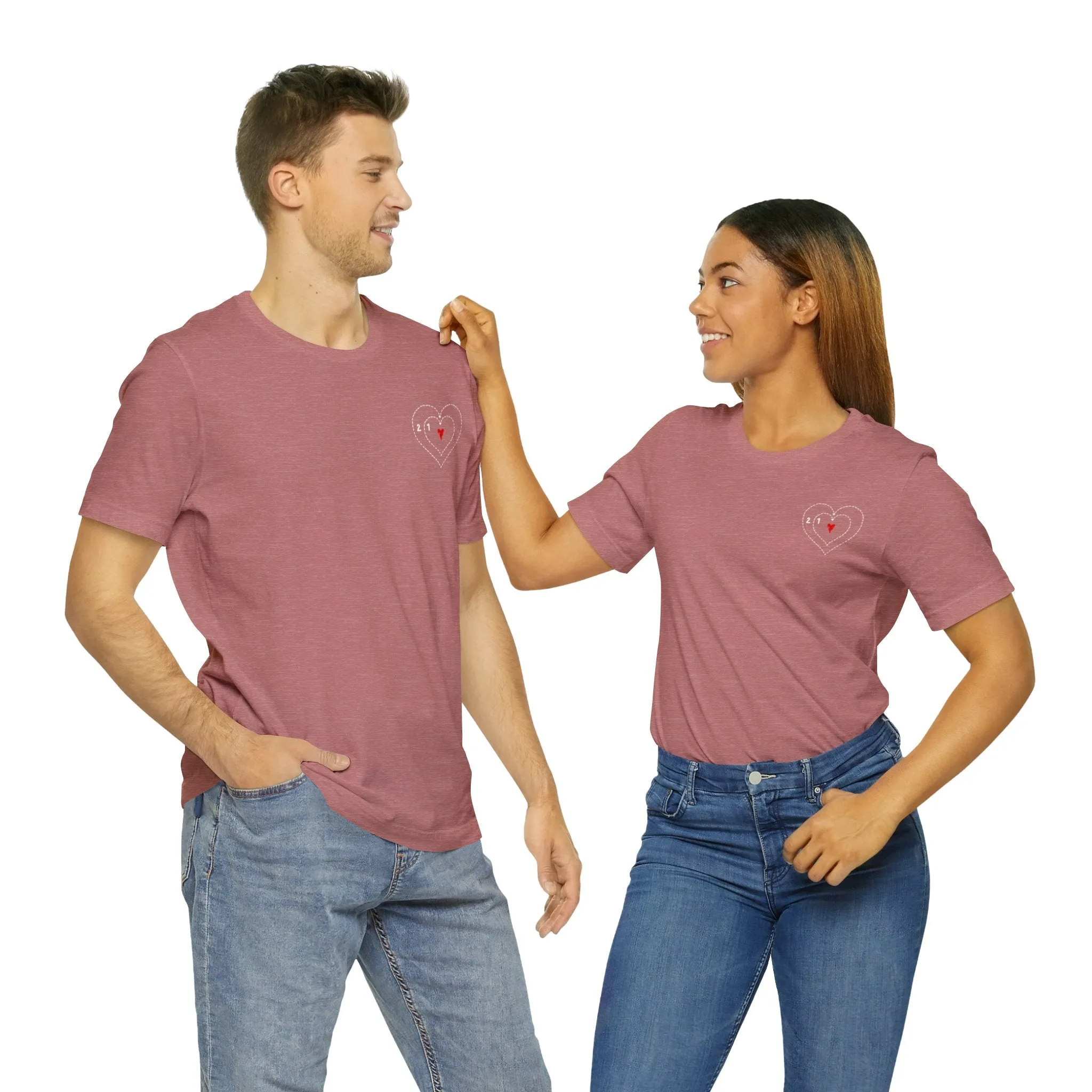 The Grinch Heart Growing Corner Detail Unisex Jersey Short Sleeve Tee
