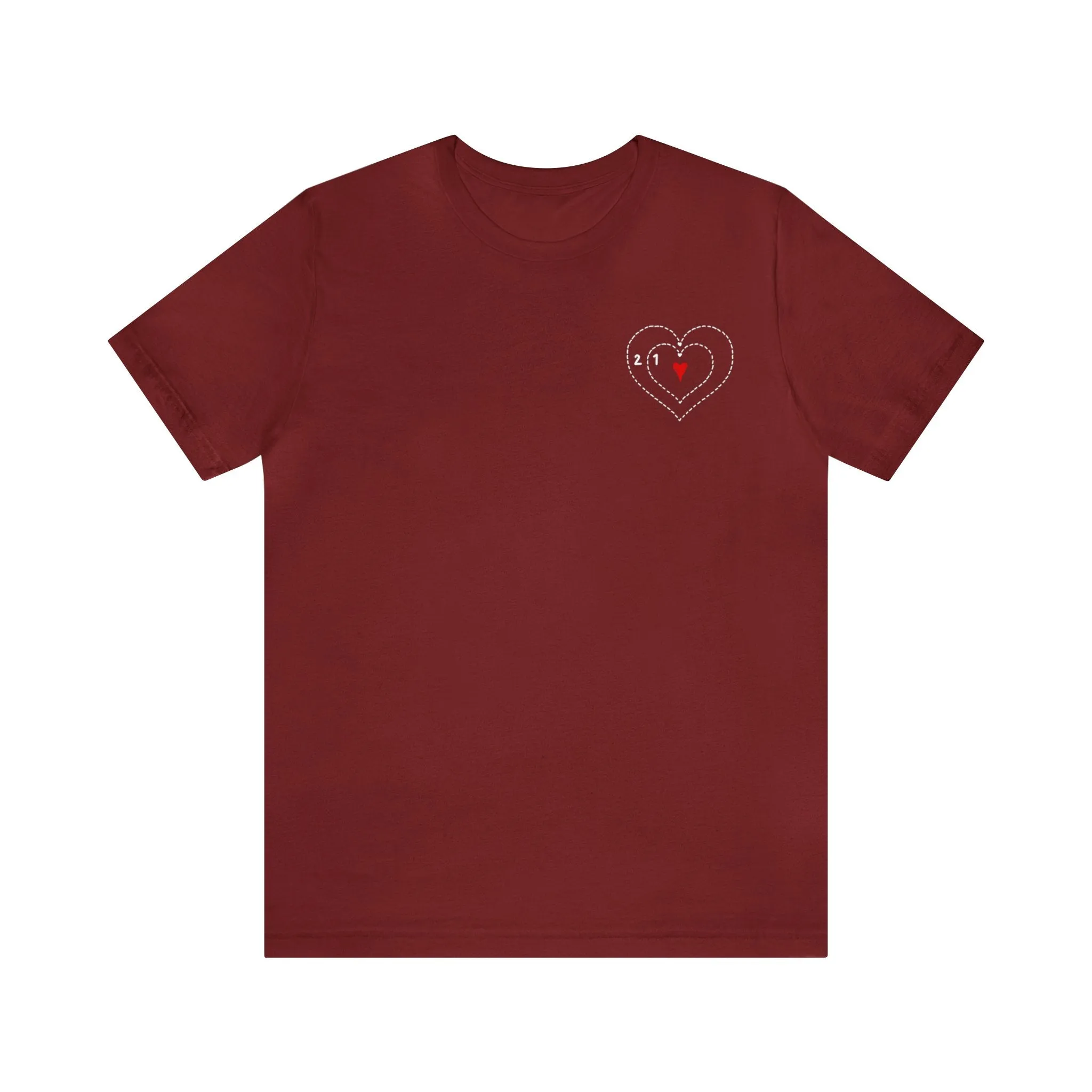 The Grinch Heart Growing Corner Detail Unisex Jersey Short Sleeve Tee